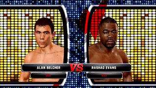 UFC Undisputed 3 Gameplay Rashad Evans vs Alan Belcher (Pride)