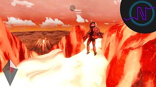 Jumping Into a Volcano! - No Man's Sky Fractal - Utopia Expedition Phase 2