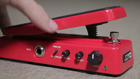 Joyo WAH-I clássico wah pedal de WAH-WAH multifuncional função de controle de volume da guitarra