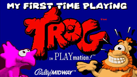 TROG (Arcade) - MY FIRST TIME PLAYING