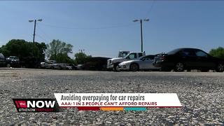 Avoiding overpaying for car repairs