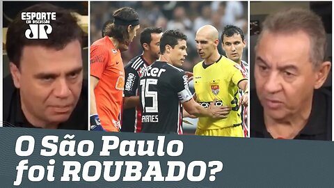 O São Paulo foi ROUBADO contra o Corinthians? Veja DEBATE!