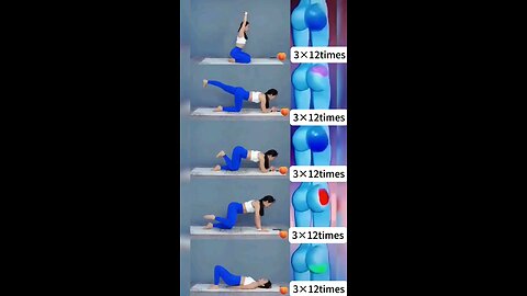 Round butt exercises