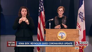 Iowa Gov. Reynolds gives coronavirus update