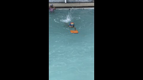 kids swimming time