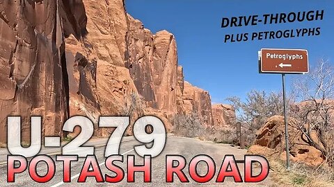 Potash Road & Petroglyphs [Drive-Through] - BLM Moab Field Office, Utah