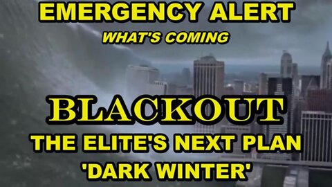 THIS IS SCARY INFORMATION - DARK WINTER ABOUT TO BECOME REALITY - MAJOR BLACKOUTS COMING