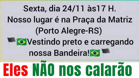 24/Nov - Manifestação em Porto Alegre