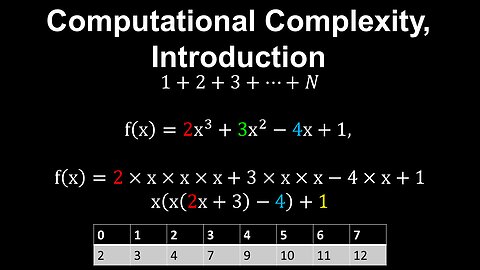 Computational Complexity, Introduction - Discrete Mathematics