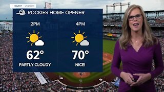 Warmup ahead- opening day forecast!