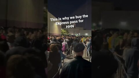 Unbelievable Crowds at Halloween Horror Nights at Universal Orlando