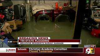 Bellevue residents cope with flooded basements