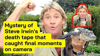 Mystery of Steve Irwin's death tape that caught final moments on camera #steveirwin #news #usanews