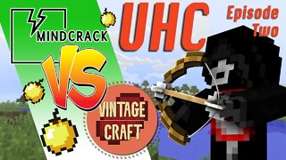Minecraft UHC: Mindcrack VS VintageCraft S1 EP2 - And The First Death Goes To...