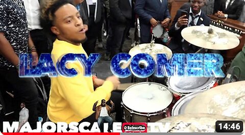 Lacy Comer - Smashing on drums at the Cogic Convocaion 2019