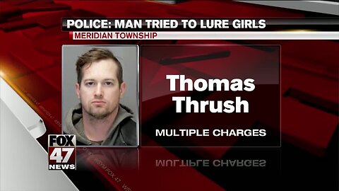 Man tried to lure girls in Meridian Township