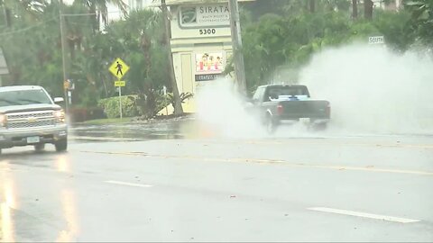 Treasure Island beginning to see early signs of Tropical Storm Eta