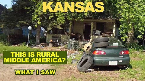 KANSAS: This Is Rural Middle America? (Almost) Ghost Towns Far Off The Interstate