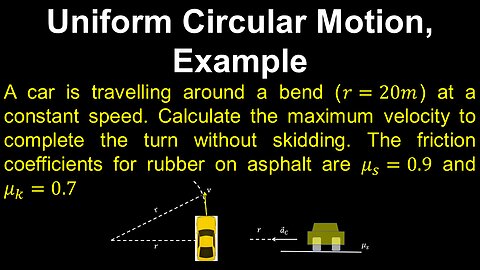 Uniform Circular Motion, Example - AP Physics C (Mechanics)