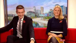 Rachel Burden - Short Tight Dress, Tights Style - Blonde Hair - 13th Nov 2022