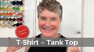 T-Shirt to Tank Top | Binding Tips and Tricks #shorts