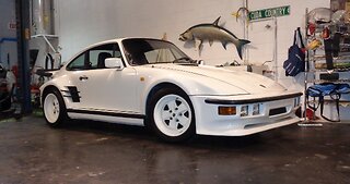 1982 Porsche 911 930 Ruf Turbo Slant Nose in White & Engine Sound on My Car Story with Lou Costabile