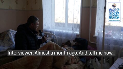 A citizen of Mariupol says a month ago he was wounded as a result of shelling from "Azovstal", where the militants of the "Azov" national battalion were located, who were shelling the city