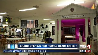 Purple Heart exhibit opens in Cape Coral museum