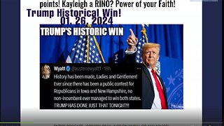 Trump Historical Win! Nikki delusional! Kayleigh a RINO? Power of your Faith