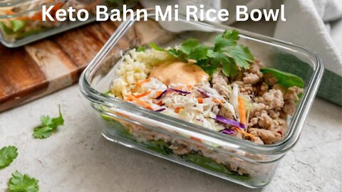 How To Make Keto Bahn Mi Rice Bowl