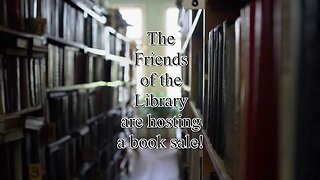 Friends of the Library Book Sale Promo