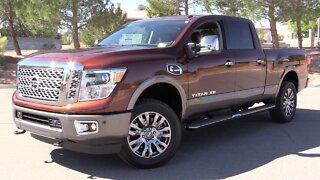 2016 Nissan Titan XD Platinum Reserve (Cummins Diesel) - Start Up, Test Drive & In Depth Review