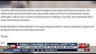 Parents express concern for current school safety plans in Kern County