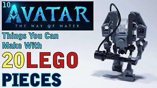10 Avatar the Way of Water things you can make with 20 Lego Pieces