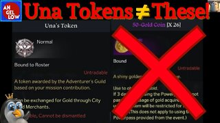 The 50-Gold Coins are GONE! Una Tokens have Reverted back to Normal!