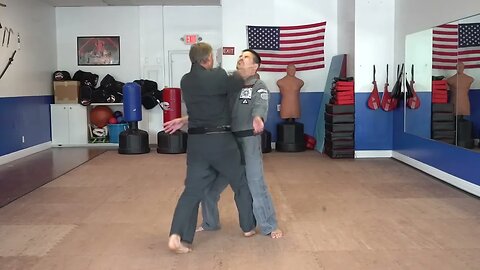 An example of the American Kenpo technique Fatal Cross