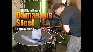 How to make Hand Forged Damascus Steel for knives