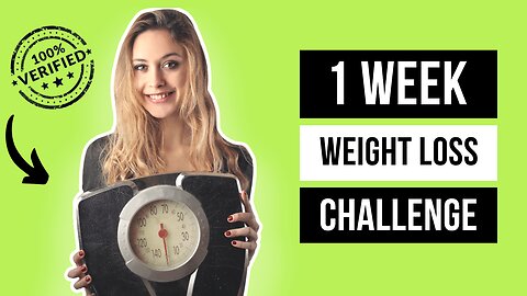 How to Loss Weight In 1 Week 😱