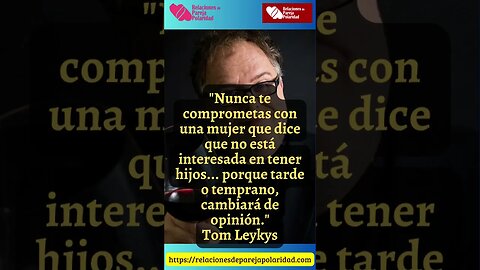 3. Nunca te comprometas con una mujer #tomleykys #seducción #amor #ligar #pareja #rollotomassi