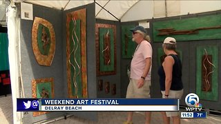 Weekend art festival held in Delray Beach