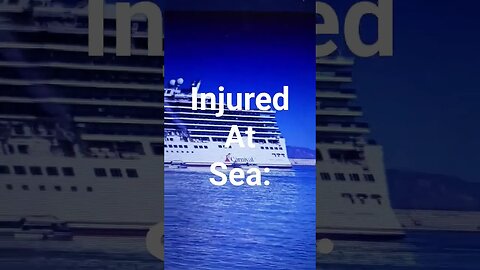 Accidents Happen: Injured at sea Carnival Cruise Ship Luminosia #shortsfeed #short