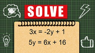 Using the substitution method on tough linear equations