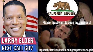 IS CALIFORNIA ABOUT TO FLIP RED? LARRY ELDER WILL BECOME GOVERNOR