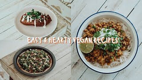 YUMMY BEST VEGAN WINTER MEAL IDEAS 😋 simple and tasty recipes!