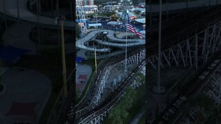 White Lightning at Fun Spot Orlando #drone #dronevideo #rollercoaster #funspot