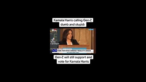 Kamala Harris calling Gen-Z dumb and stupid