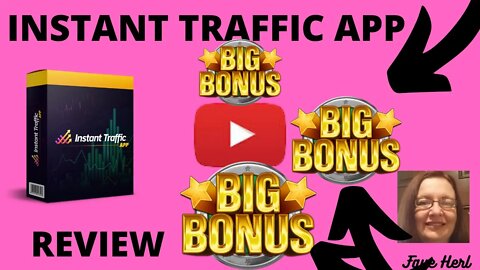 INSTANT TRAFFIC APP REVIEW 🛑 STOP 🛑 DONT FORGET INSTANT TRAFFIC APP AND MY BEST🔥CUSTOM 🔥BONUSES!!