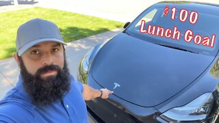 $100 Top Dasher Lunch Shift In My Tesla DoorDash And Uber