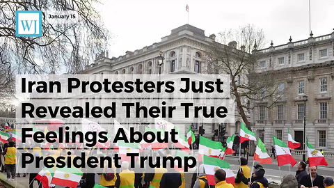 Iran Protesters Just Revealed Their True Feelings About President Trump