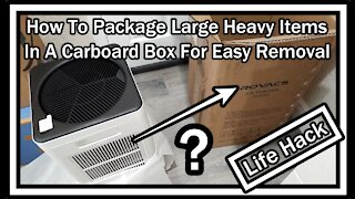 How To Pack Large Heavy Items In A Carboard Box So You Can Easily Remove It? (Industrial Packaging)